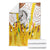 Burkina Faso Blanket with Brown White Yellow Abstract Design - Wonder Print Shop
