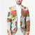 Burkina Faso Blazer with Brown White Yellow Abstract Design - Wonder Print Shop