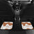 Burkina Faso Car Mats with Brown White Yellow Abstract Design - Wonder Print Shop