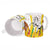 Burkina Faso Ceramic Mug with Brown White Yellow Abstract Design - Wonder Print Shop