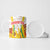Burkina Faso Ceramic Mug with Brown White Yellow Abstract Design - Wonder Print Shop