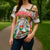 Burkina Faso Cross Shoulder Shirt with Brown White Yellow Abstract Design - Wonder Print Shop