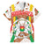Burkina Faso Family Matching Puletasi and Hawaiian Shirt with Brown White Yellow Abstract Design - Wonder Print Shop