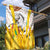 Burkina Faso Garden Flag with Brown White Yellow Abstract Design - Wonder Print Shop