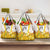 Burkina Faso Grocery Bag with Brown White Yellow Abstract Design - Wonder Print Shop