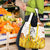 Burkina Faso Grocery Bag with Brown White Yellow Abstract Design - Wonder Print Shop