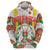 Burkina Faso Hoodie with Brown White Yellow Abstract Design - Wonder Print Shop