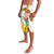 Burkina Faso Lavalava with Brown White Yellow Abstract Design - Wonder Print Shop