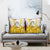 Burkina Faso Pillow Cover with Brown White Yellow Abstract Design - Wonder Print Shop
