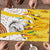 Burkina Faso Puzzle with Brown White Yellow Abstract Design - Wonder Print Shop