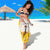 Burkina Faso Sarong with Brown White Yellow Abstract Design - Wonder Print Shop