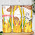 Burkina Faso Skinny Tumbler with Brown White Yellow Abstract Design - Wonder Print Shop