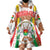 Burkina Faso Wearable Blanket Hoodie with Brown White Yellow Abstract Design - Wonder Print Shop