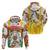 Burkina Faso Zip Hoodie with Brown White Yellow Abstract Design - Wonder Print Shop
