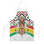 Burkina Faso Apron with Red Green Black Geometric Design - Wonder Print Shop