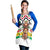 Burkina Faso Apron with Red Green Black Geometric Design - Wonder Print Shop