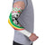 Burkina Faso Arm Sleeves with Red Green Black Geometric Design - Wonder Print Shop