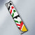 Burkina Faso Auto Sun Shade with Red Green Black Geometric Design - Wonder Print Shop