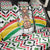 Burkina Faso Back Car Seat Cover with Red Green Black Geometric Design - Wonder Print Shop
