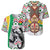 Burkina Faso Baseball Jersey with Red Green Black Geometric Design - Wonder Print Shop