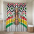 Burkina Faso Bathroom Set with Red Green Black Geometric Design - Wonder Print Shop