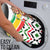 Burkina Faso Bathroom Set with Red Green Black Geometric Design - Wonder Print Shop