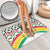 Burkina Faso Bathroom Set with Red Green Black Geometric Design - Wonder Print Shop