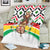 Burkina Faso Blanket with Red Green Black Geometric Design - Wonder Print Shop