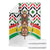 Burkina Faso Blanket with Red Green Black Geometric Design - Wonder Print Shop