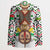 Burkina Faso Blazer with Red Green Black Geometric Design - Wonder Print Shop