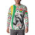 Burkina Faso Button Sweatshirt with Red Green Black Geometric Design - Wonder Print Shop