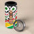 Burkina Faso 4 in 1 Can Cooler Tumbler with Red Green Black Geometric Design - Wonder Print Shop