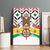 Burkina Faso Canvas Wall Art with Red Green Black Geometric Design - Wonder Print Shop