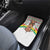 Burkina Faso Car Mats with Red Green Black Geometric Design - Wonder Print Shop