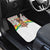 Burkina Faso Car Mats with Red Green Black Geometric Design - Wonder Print Shop