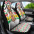 Burkina Faso Car Seat Cover with Red Green Black Geometric Design - Wonder Print Shop