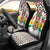 Burkina Faso Car Seat Cover with Red Green Black Geometric Design - Wonder Print Shop