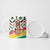 Burkina Faso Ceramic Mug with Red Green Black Geometric Design - Wonder Print Shop