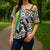 Burkina Faso Cross Shoulder Shirt with Red Green Black Geometric Design - Wonder Print Shop