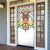 Burkina Faso Door Cover with Red Green Black Geometric Design - Wonder Print Shop