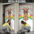 Burkina Faso Door Cover with Red Green Black Geometric Design - Wonder Print Shop