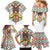 Burkina Faso Family Matching Mermaid Dress and Hawaiian Shirt with Red Green Black Geometric Design - Wonder Print Shop