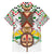 Burkina Faso Family Matching Off The Shoulder Long Sleeve Dress and Hawaiian Shirt with Red Green Black Geometric Design - Wonder Print Shop