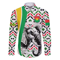 Burkina Faso Family Matching Puletasi and Hawaiian Shirt with Red Green Black Geometric Design - Wonder Print Shop