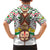 Burkina Faso Family Matching Short Sleeve Bodycon Dress and Hawaiian Shirt with Red Green Black Geometric Design - Wonder Print Shop