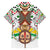 Burkina Faso Family Matching Short Sleeve Bodycon Dress and Hawaiian Shirt with Red Green Black Geometric Design - Wonder Print Shop