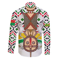 Burkina Faso Family Matching Short Sleeve Bodycon Dress and Hawaiian Shirt with Red Green Black Geometric Design - Wonder Print Shop