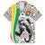 Burkina Faso Family Matching Summer Maxi Dress and Hawaiian Shirt with Red Green Black Geometric Design - Wonder Print Shop