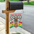 Burkina Faso Garden Flag with Red Green Black Geometric Design - Wonder Print Shop