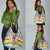 Burkina Faso Grocery Bag with Red Green Black Geometric Design - Wonder Print Shop